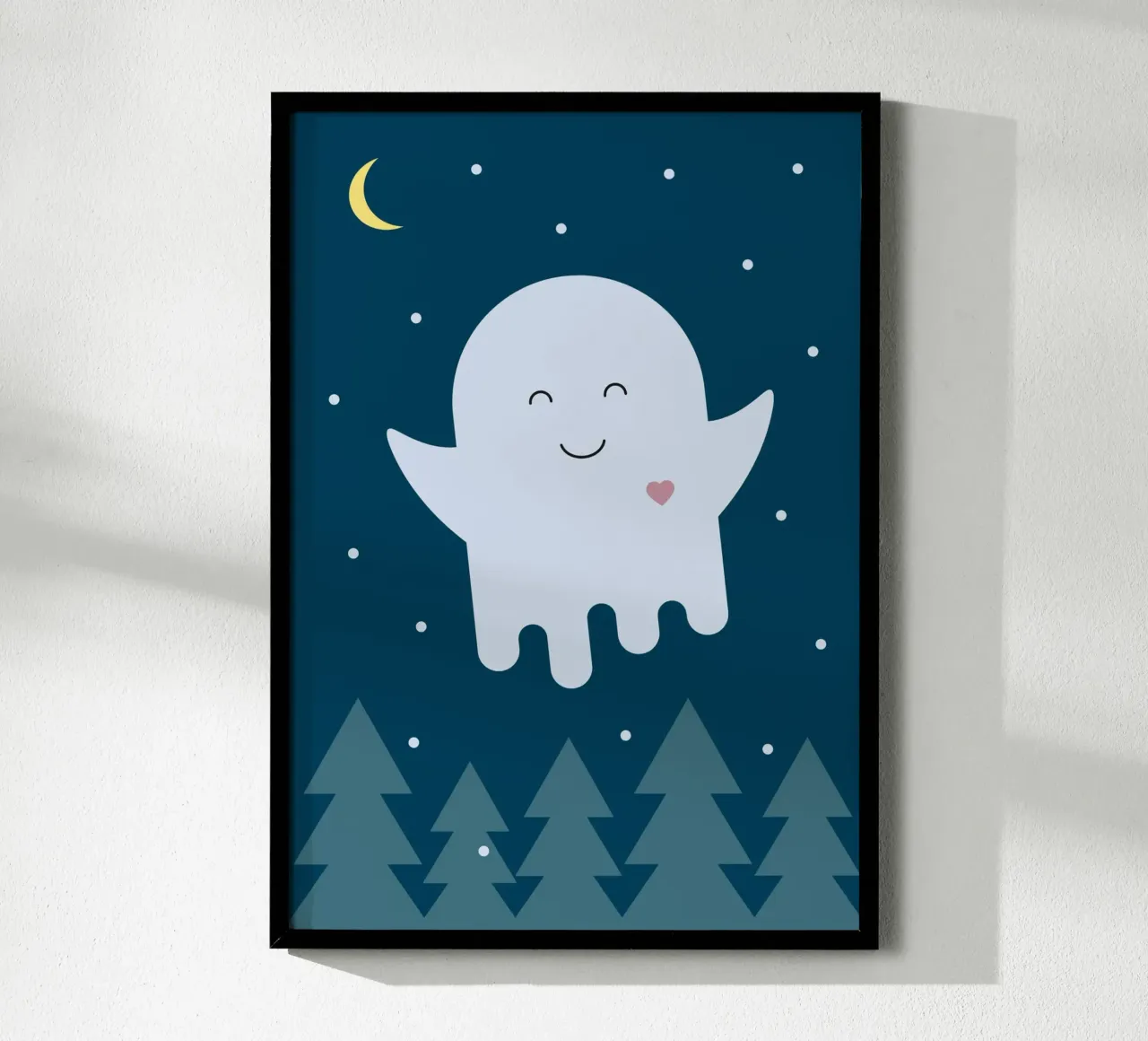 L'amico fantasma di notte poster da Carolin Vonhoff