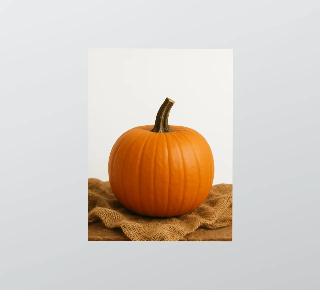 Ciao zucca d'autunno adesivo da Casa Calm