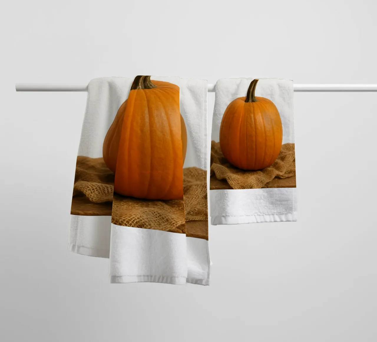 Ciao zucca d'autunno asciugamano da bagno da Casa Calm