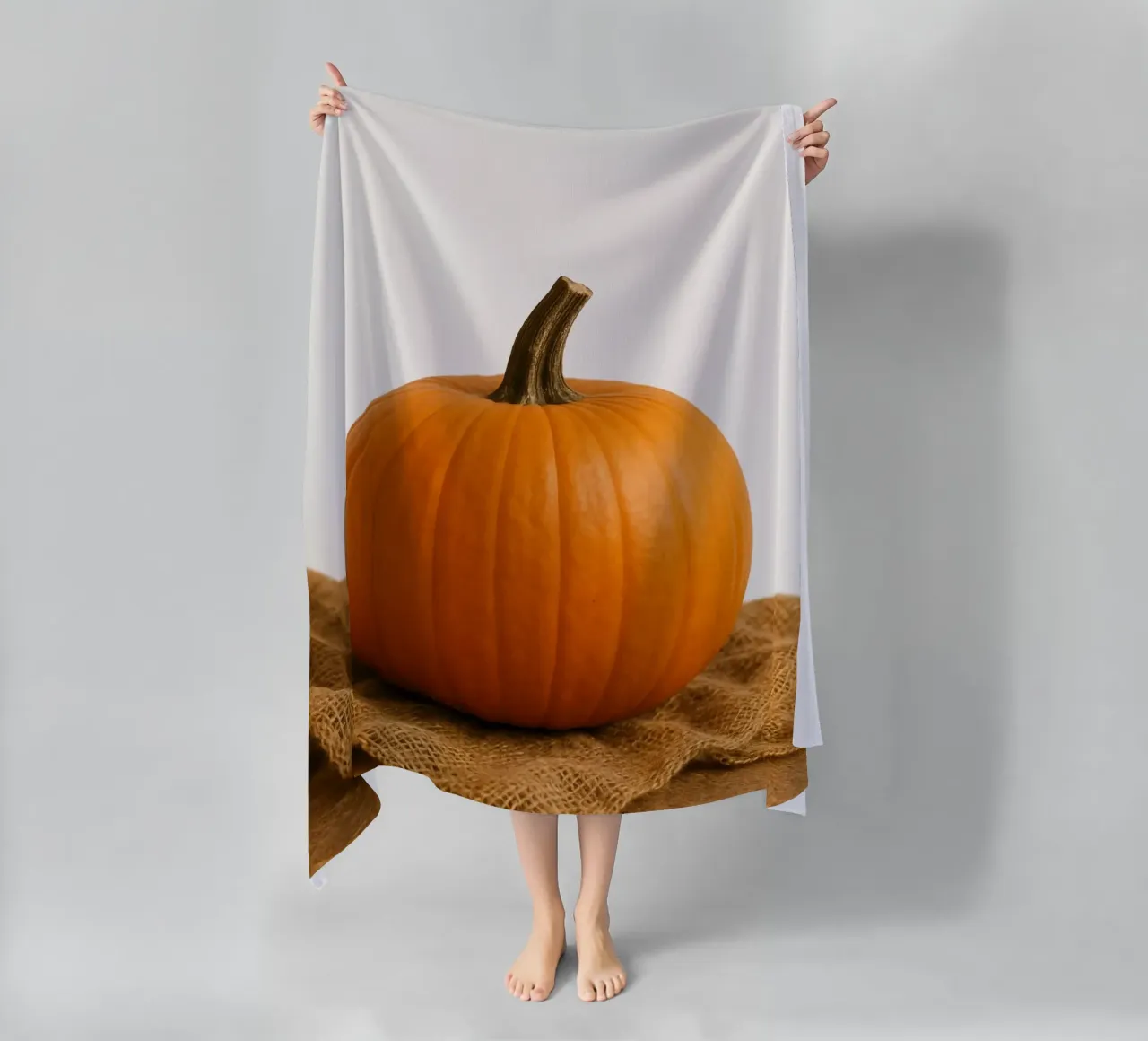 Ciao zucca d'autunno telo mare da Casa Calm