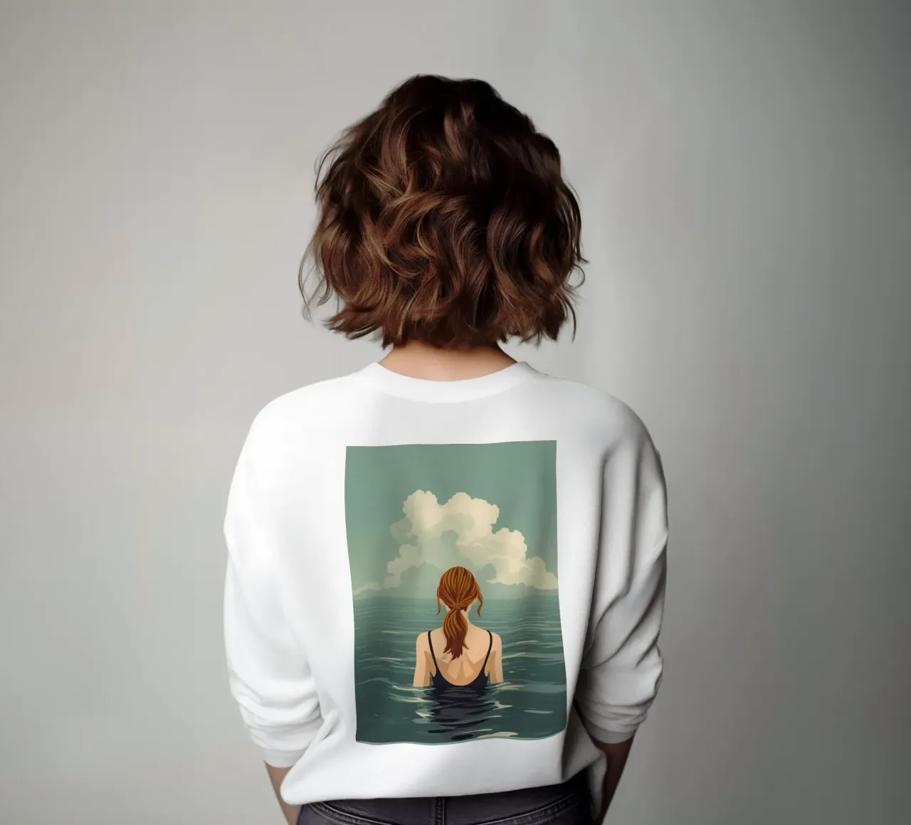 Calma en el océano sudadera de KANESYAARTS