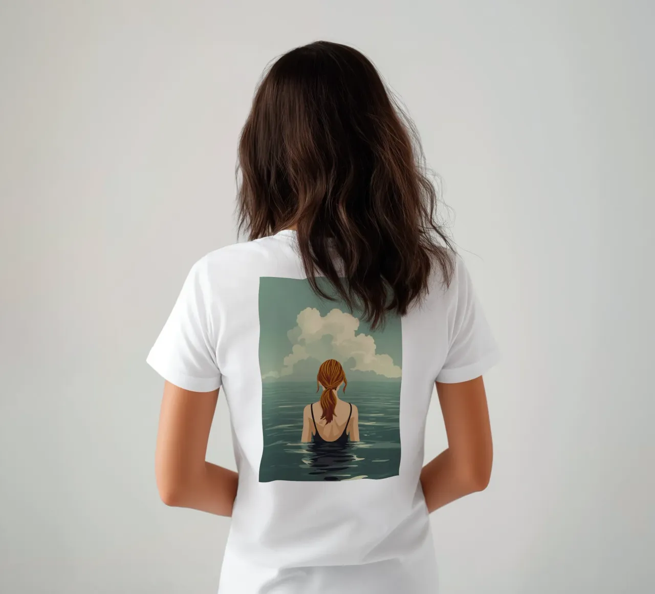 Calma nell'oceano t-shirt da KANESYAARTS