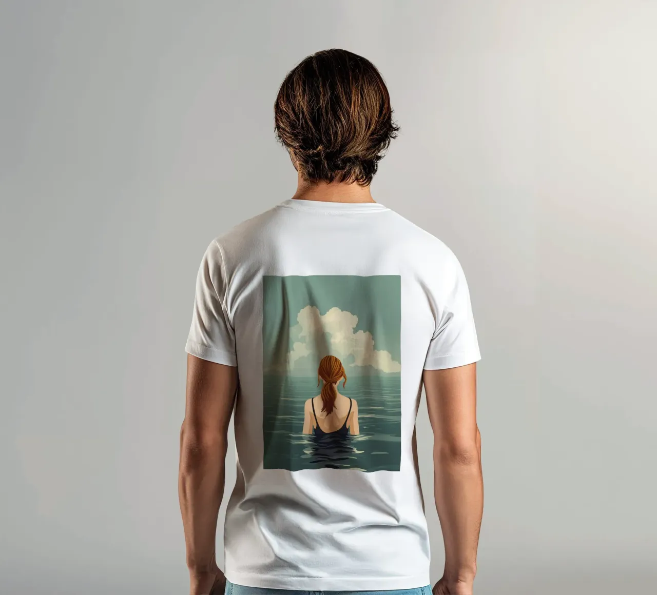 Calma nell'oceano t-shirt da KANESYAARTS