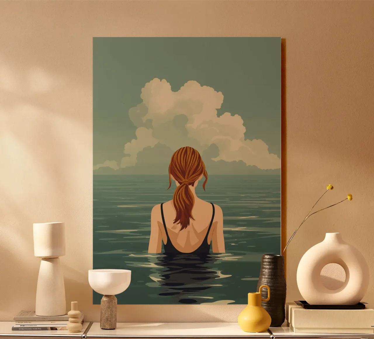 Calma nell'oceano plexiglass da KANESYAARTS