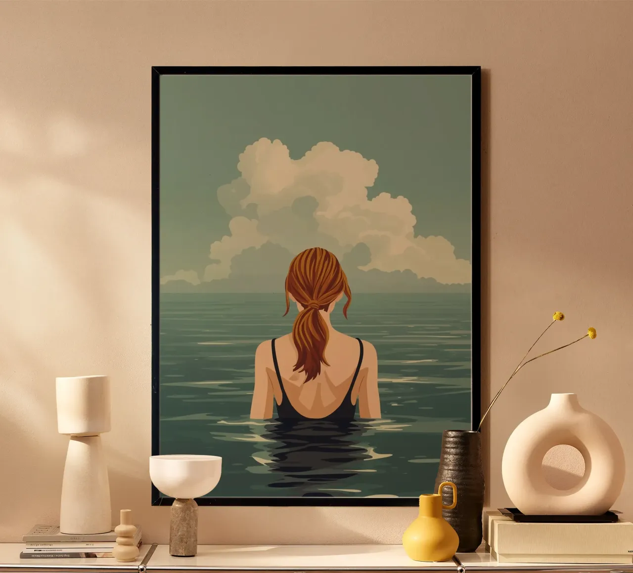 Calma nell'oceano poster da KANESYAARTS