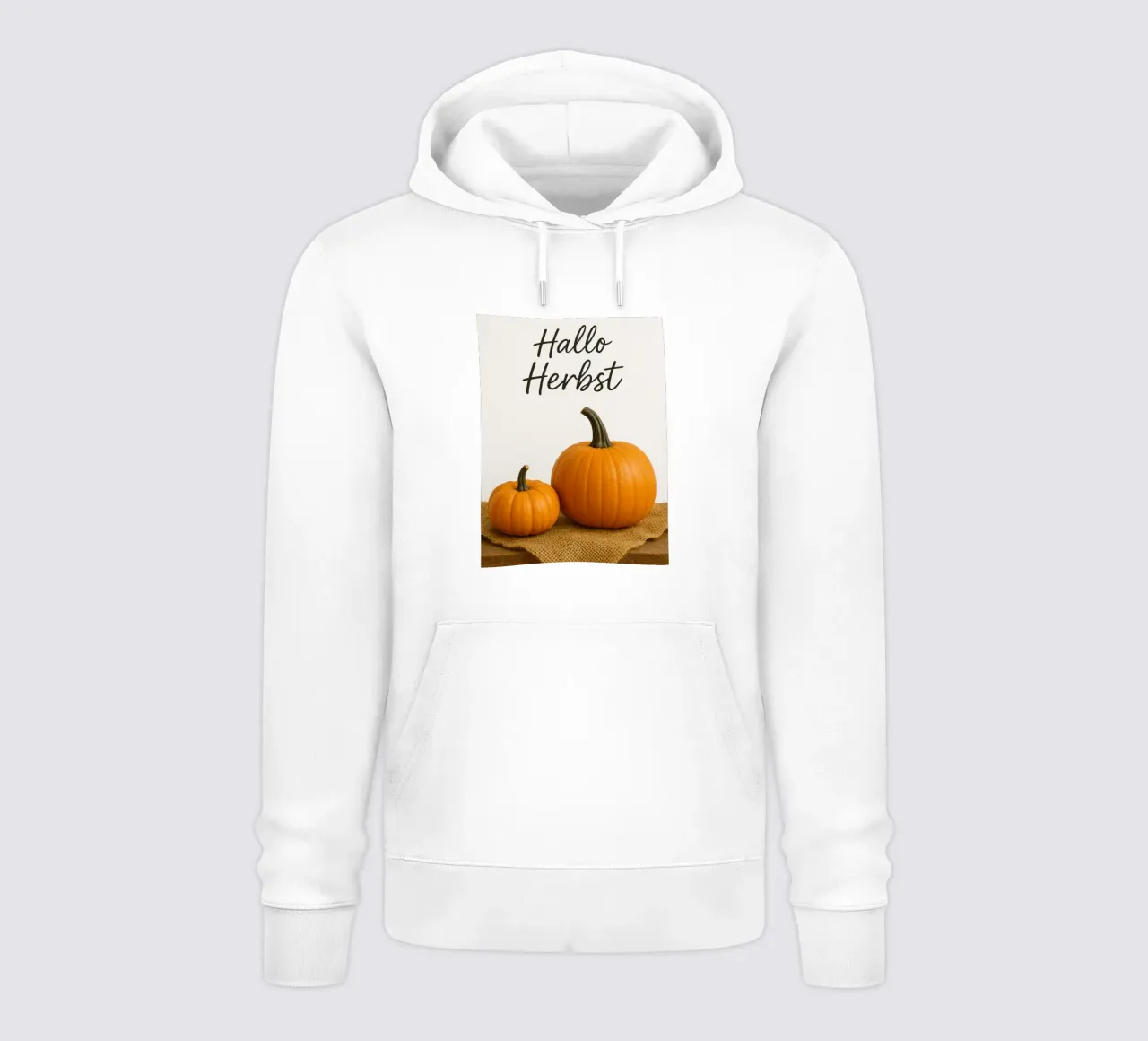 Ciao zucca d'autunno | Zucca d'autunno Design felpa con cappuccio da Casa Calm