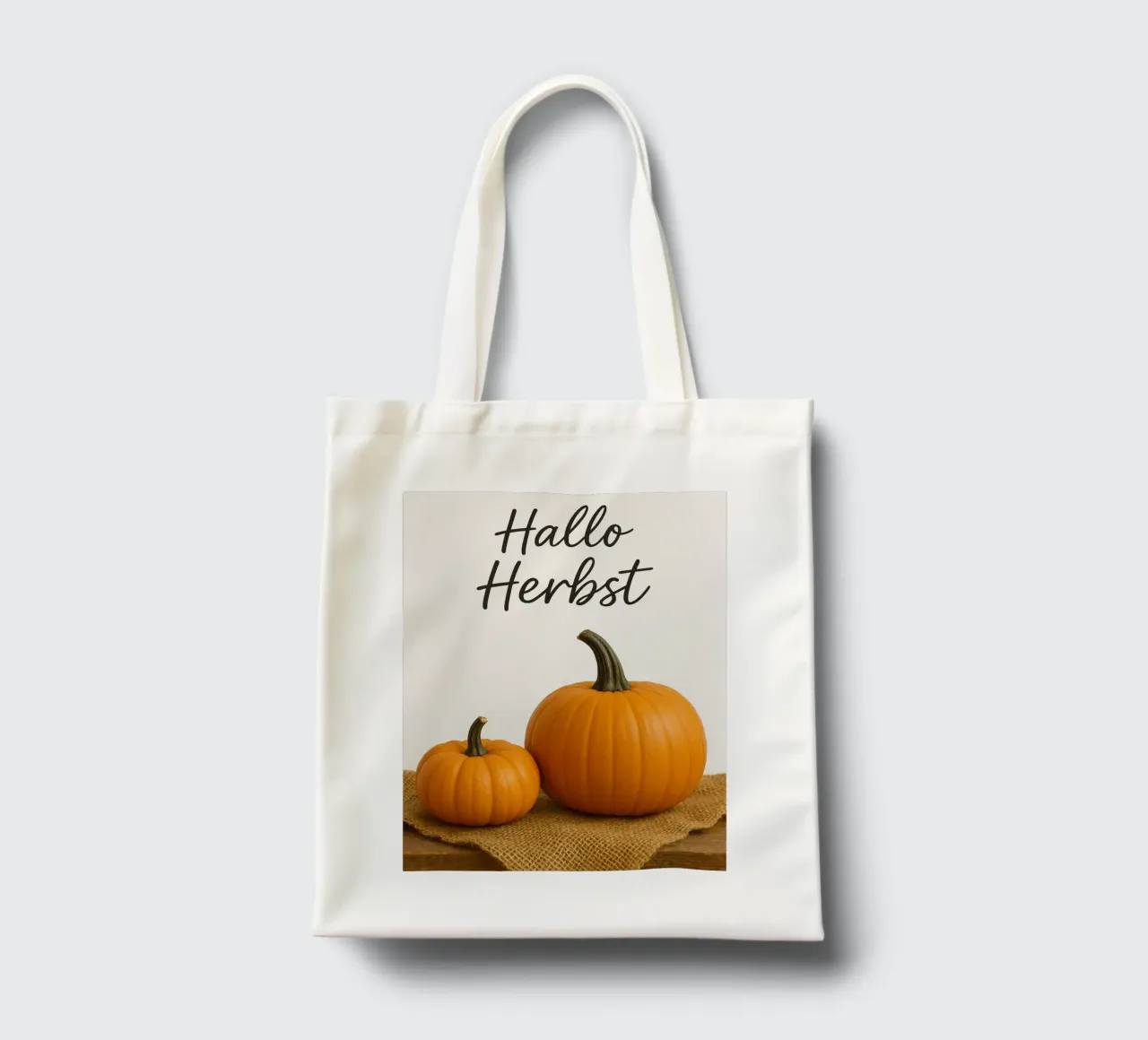 Ciao zucca d'autunno | Zucca d'autunno Design borsa in juta da Casa Calm