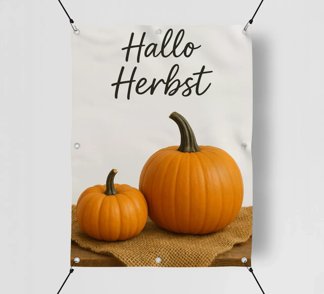 Ciao zucca d'autunno | Zucca d'autunno Design telo in pvc da Casa Calm