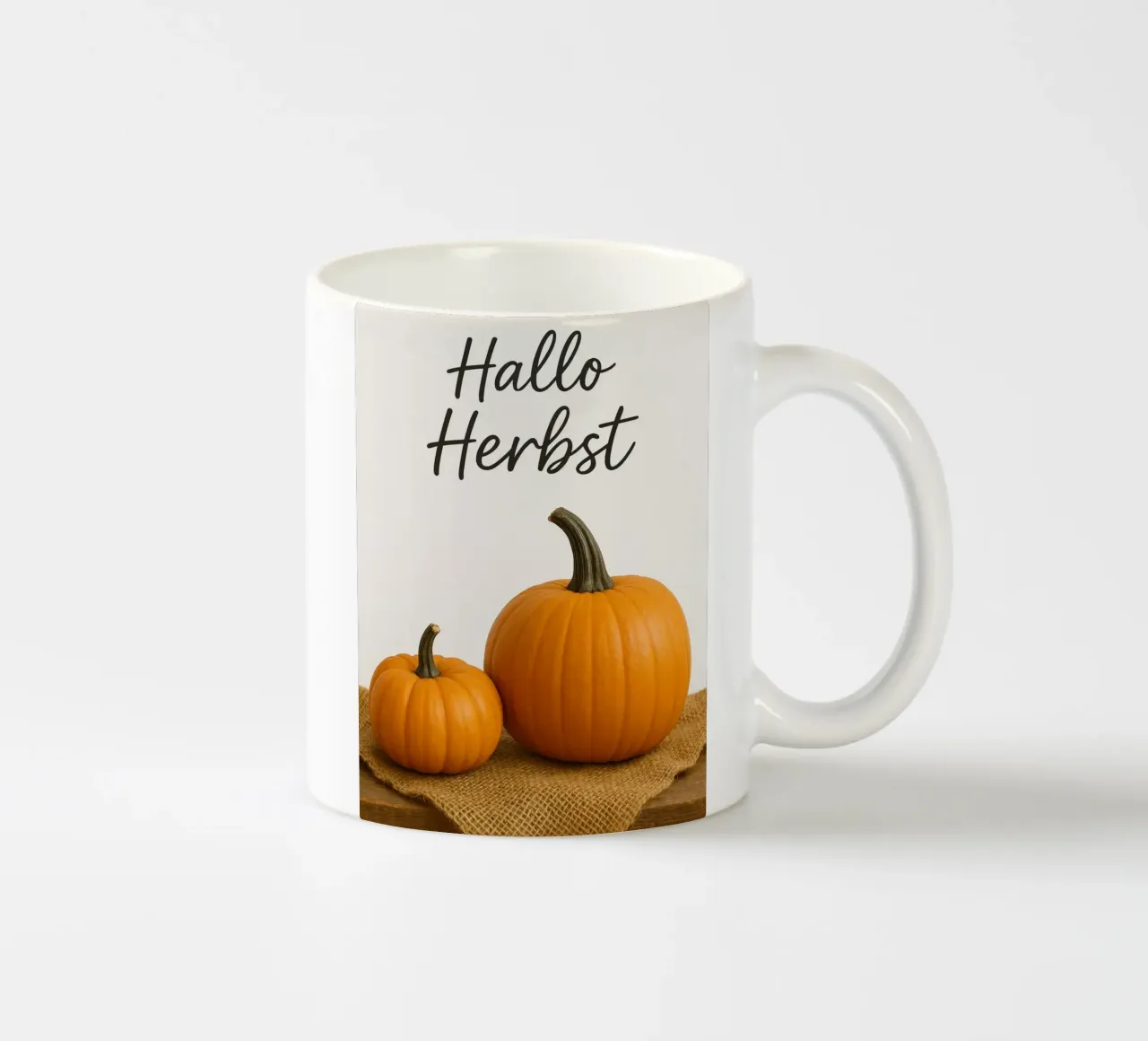 Ciao zucca d'autunno | Zucca d'autunno Design tazza in ceramica da Casa Calm