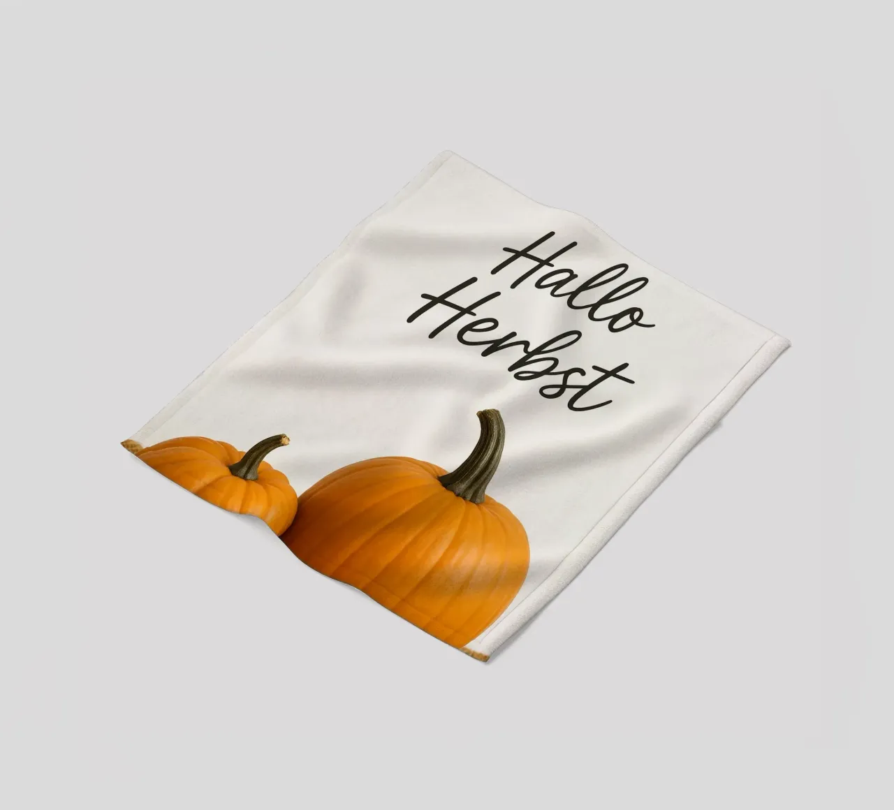 Ciao zucca d'autunno | Zucca d'autunno Design coperta in pile da Casa Calm