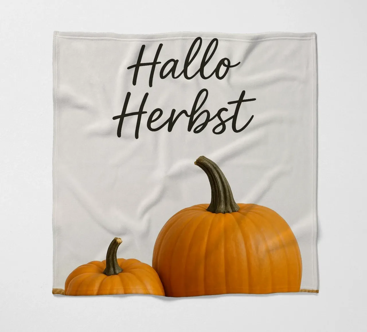 Ciao zucca d'autunno | Zucca d'autunno Design coperta in pile da Casa Calm