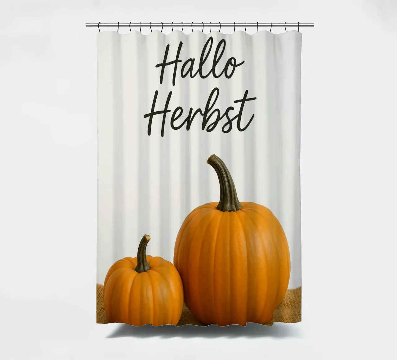 Ciao zucca d'autunno | Zucca d'autunno Design tenda da doccia da Casa Calm