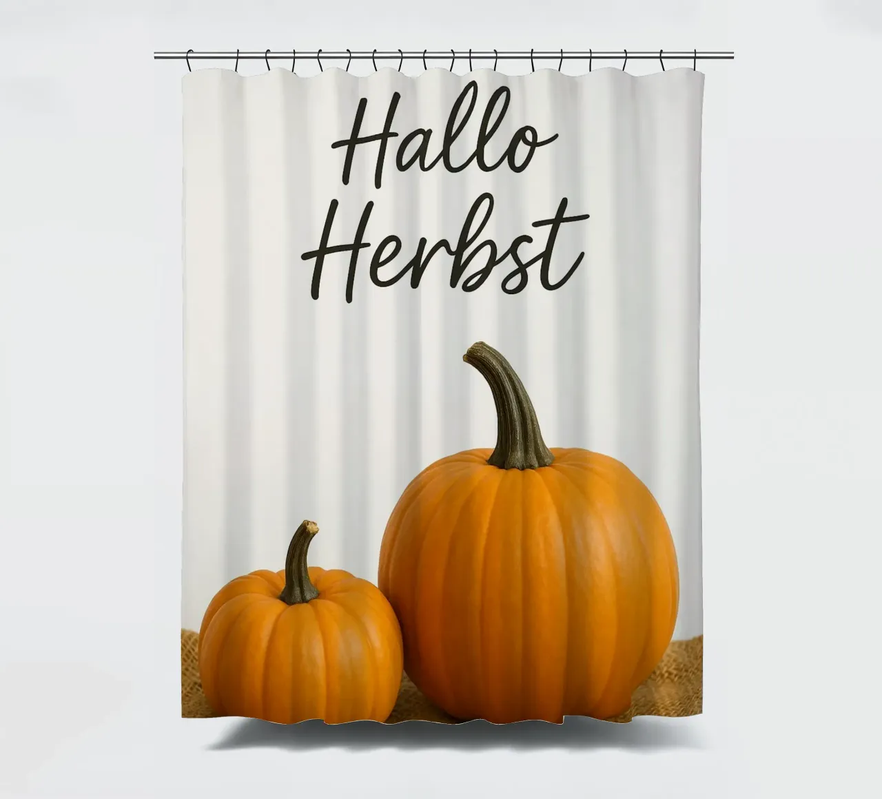 Ciao zucca d'autunno | Zucca d'autunno Design tenda da doccia da Casa Calm