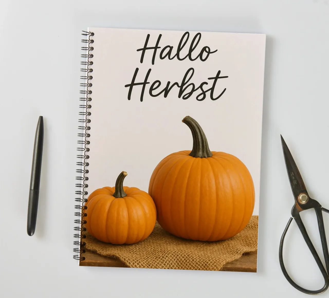 Ciao zucca d'autunno | Zucca d'autunno Design diario ad anelli da Casa Calm