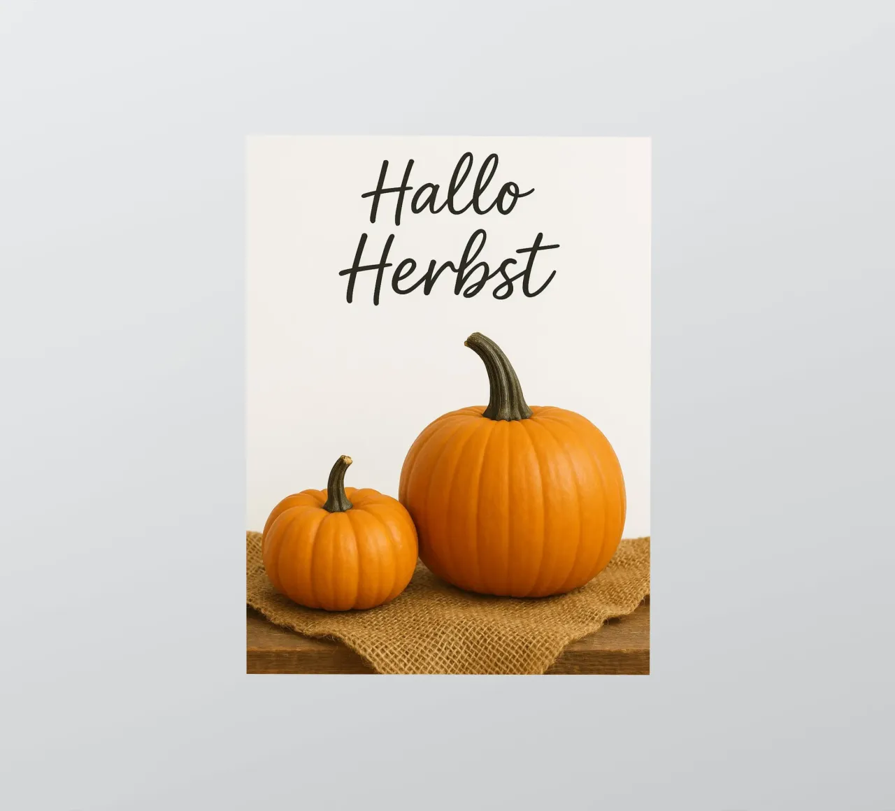 Ciao zucca d'autunno | Zucca d'autunno Design adesivo da Casa Calm