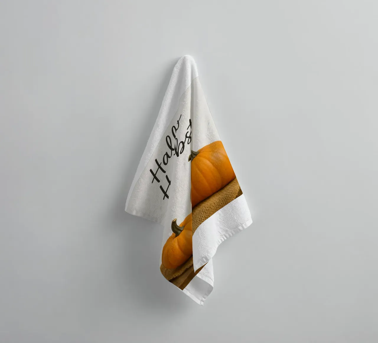 Ciao zucca d'autunno | Zucca d'autunno Design asciugamano da bagno da Casa Calm