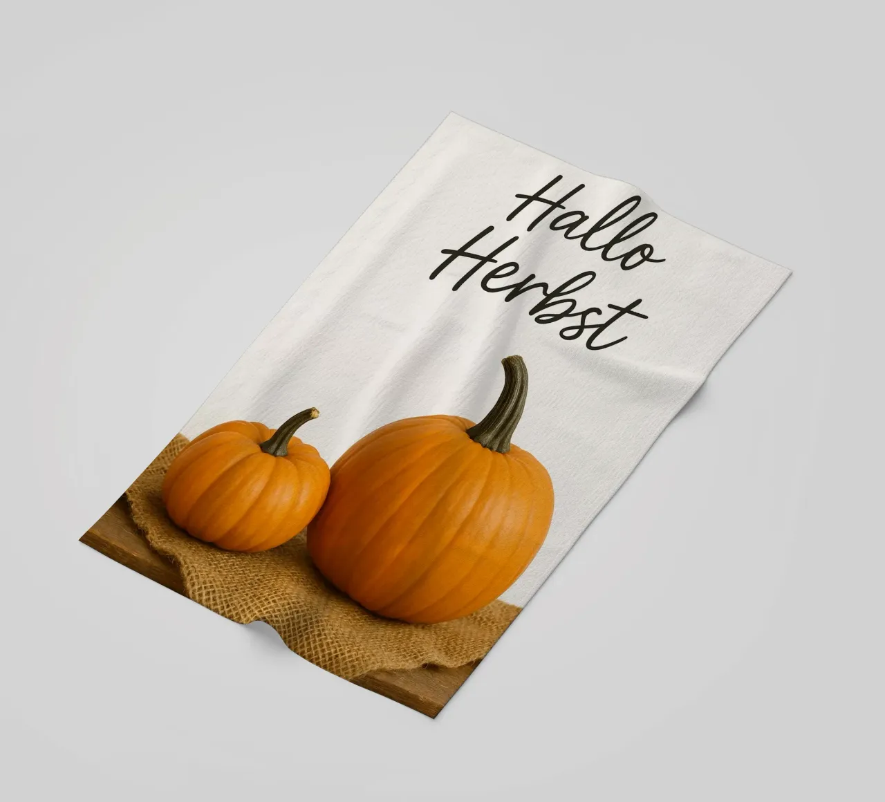 Ciao zucca d'autunno | Zucca d'autunno Design telo mare da Casa Calm