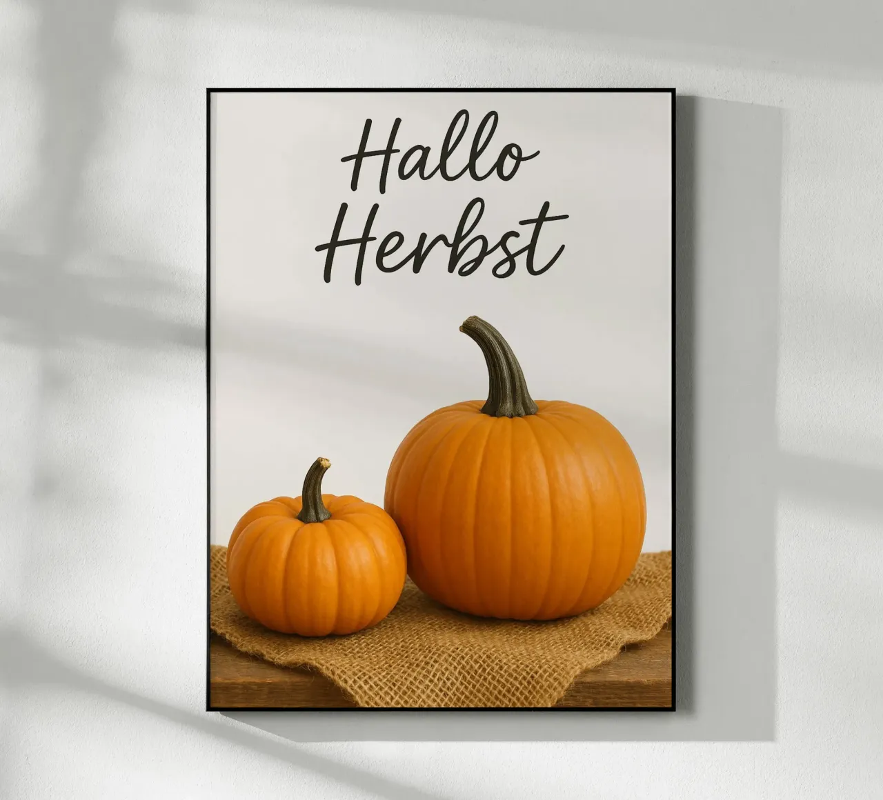 Ciao zucca d'autunno | Zucca d'autunno Design plexiglass da Casa Calm
