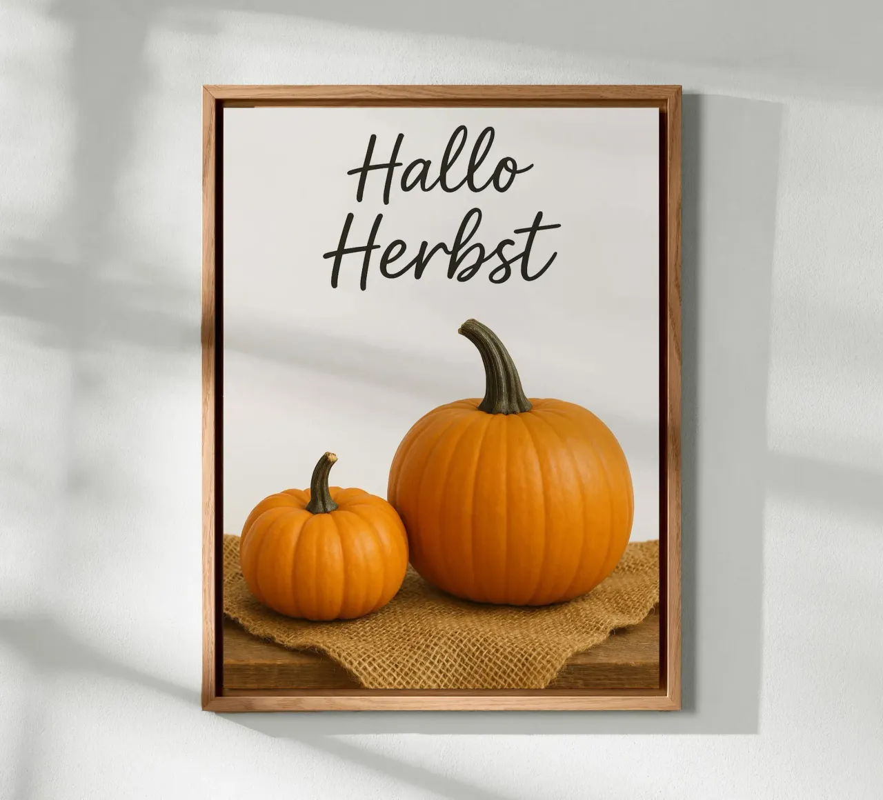 Ciao zucca d'autunno | Zucca d'autunno Design alluminio dibond da Casa Calm