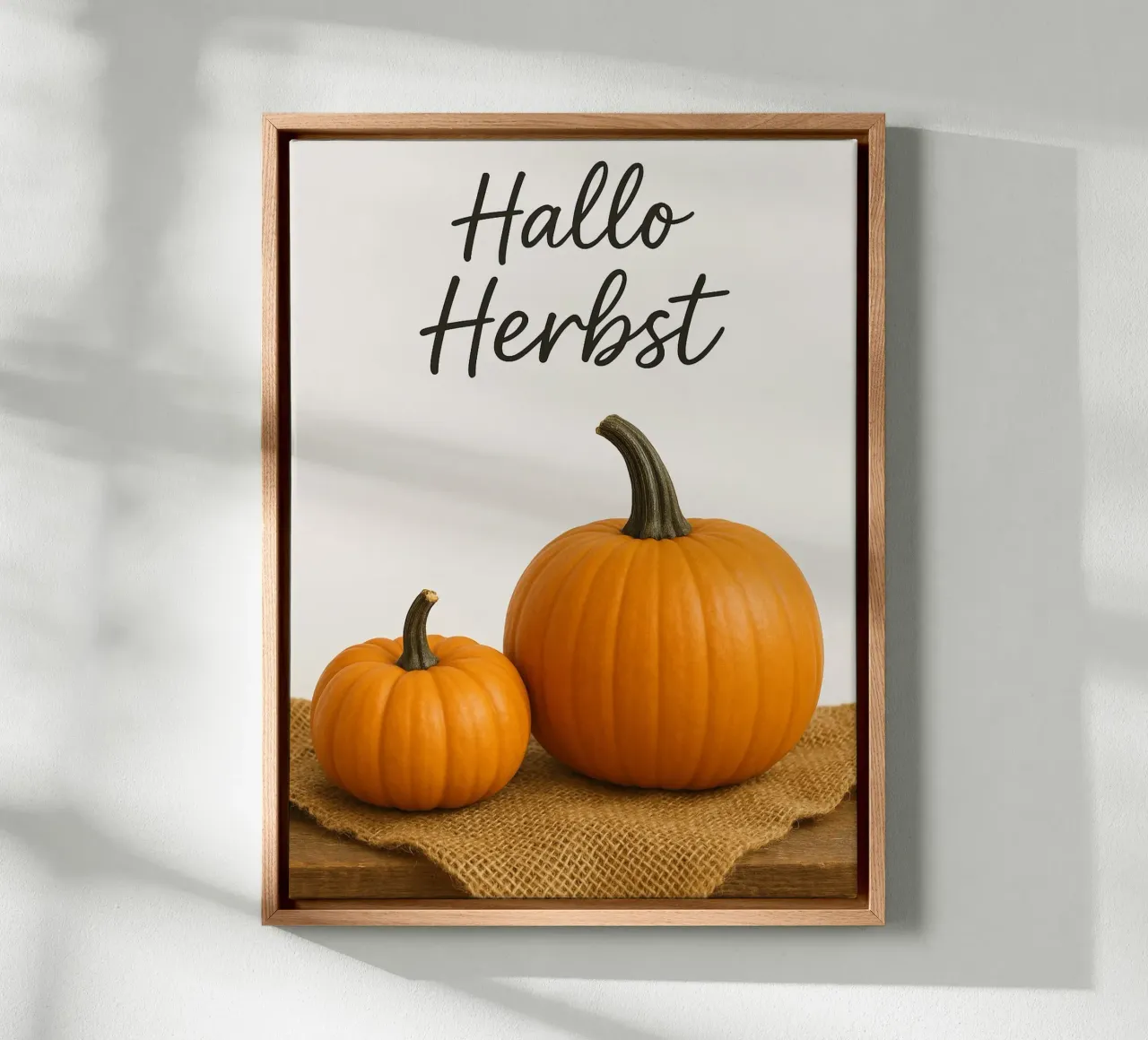 Ciao zucca d'autunno | Zucca d'autunno Design tela da Casa Calm