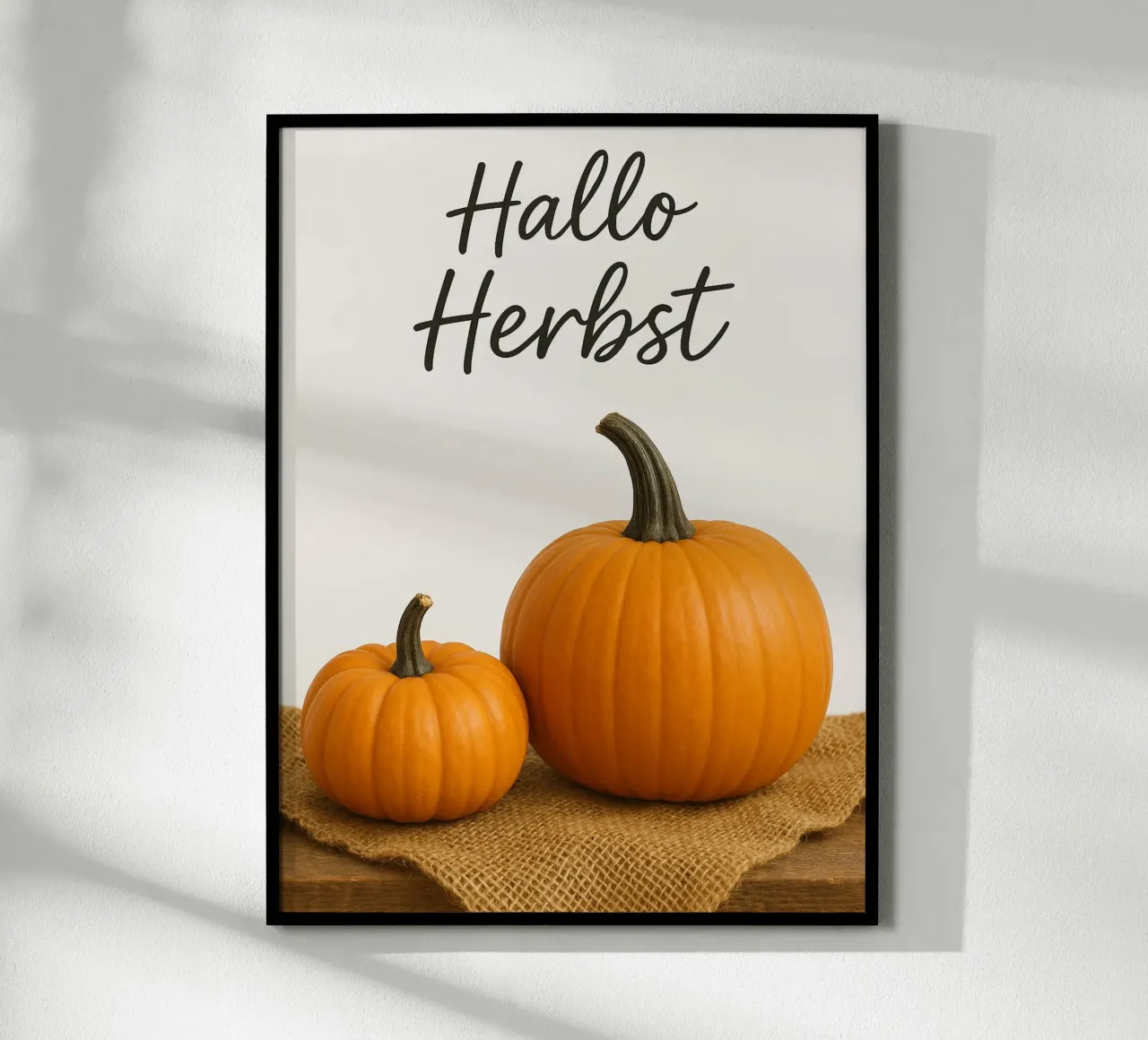Ciao zucca d'autunno | Zucca d'autunno Design carta hahnemühle da Casa Calm