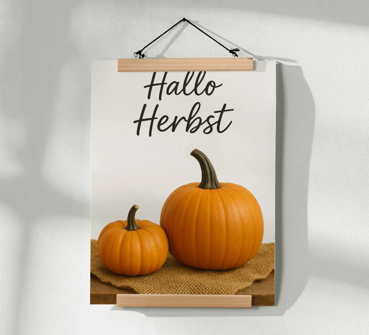 Ciao zucca d'autunno | Zucca d'autunno Design carta hahnemühle da Casa Calm