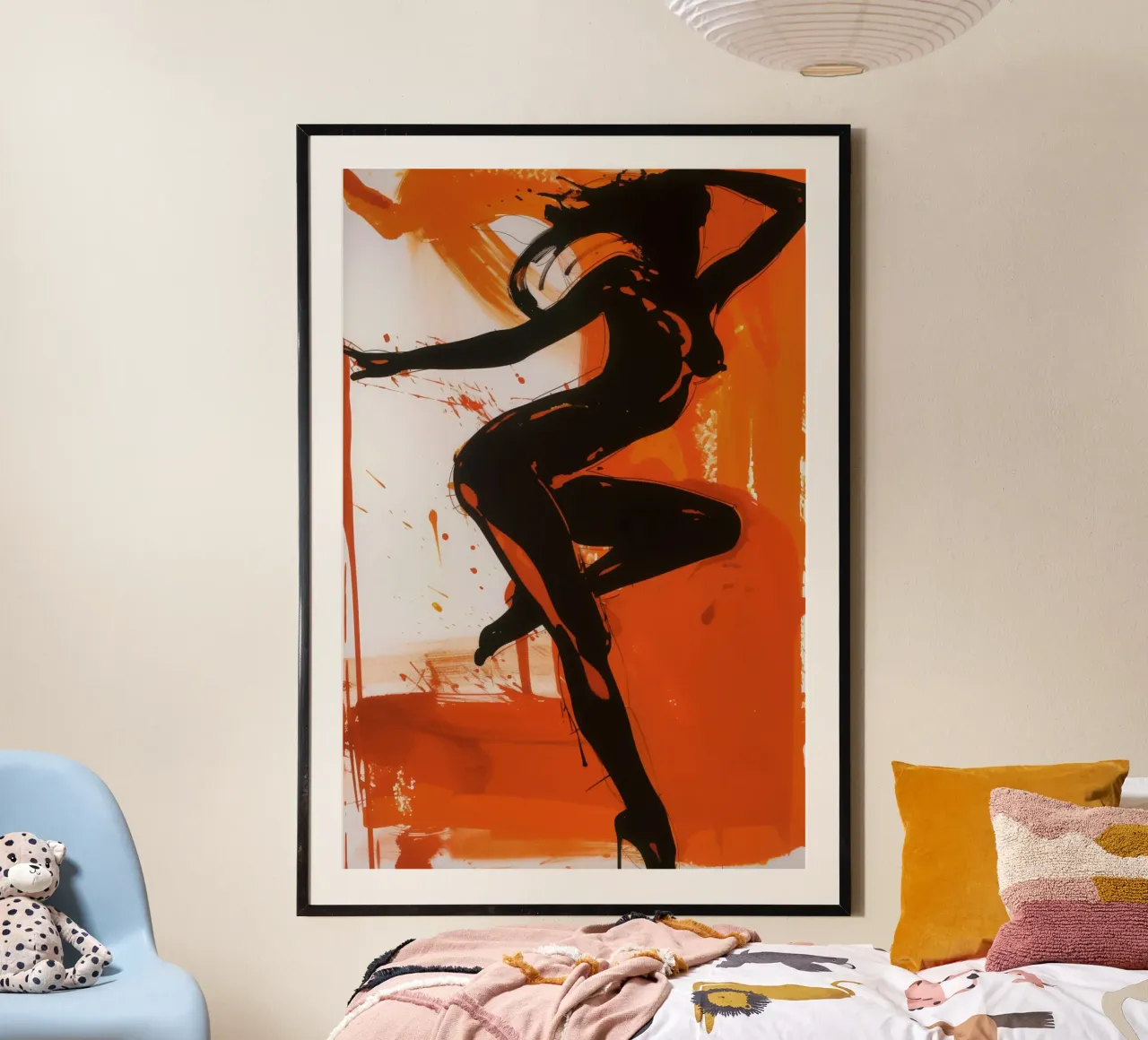 Table Dance | Street Art Act Dance Studio 2/3 poster con telaio in alluminio da Autofocus