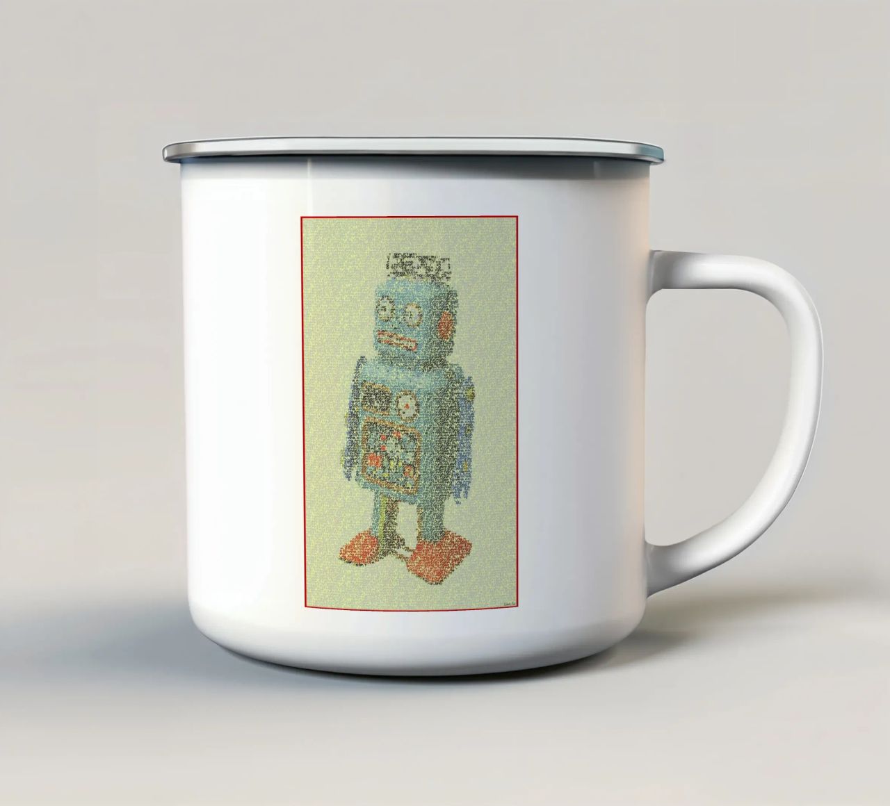 Laws Of Robotics tazza in smalto da Robotic Ewe