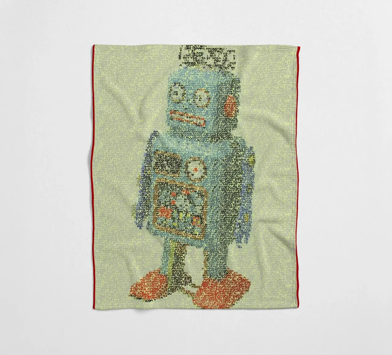 Laws Of Robotics fleece blanket by Robotic Ewe