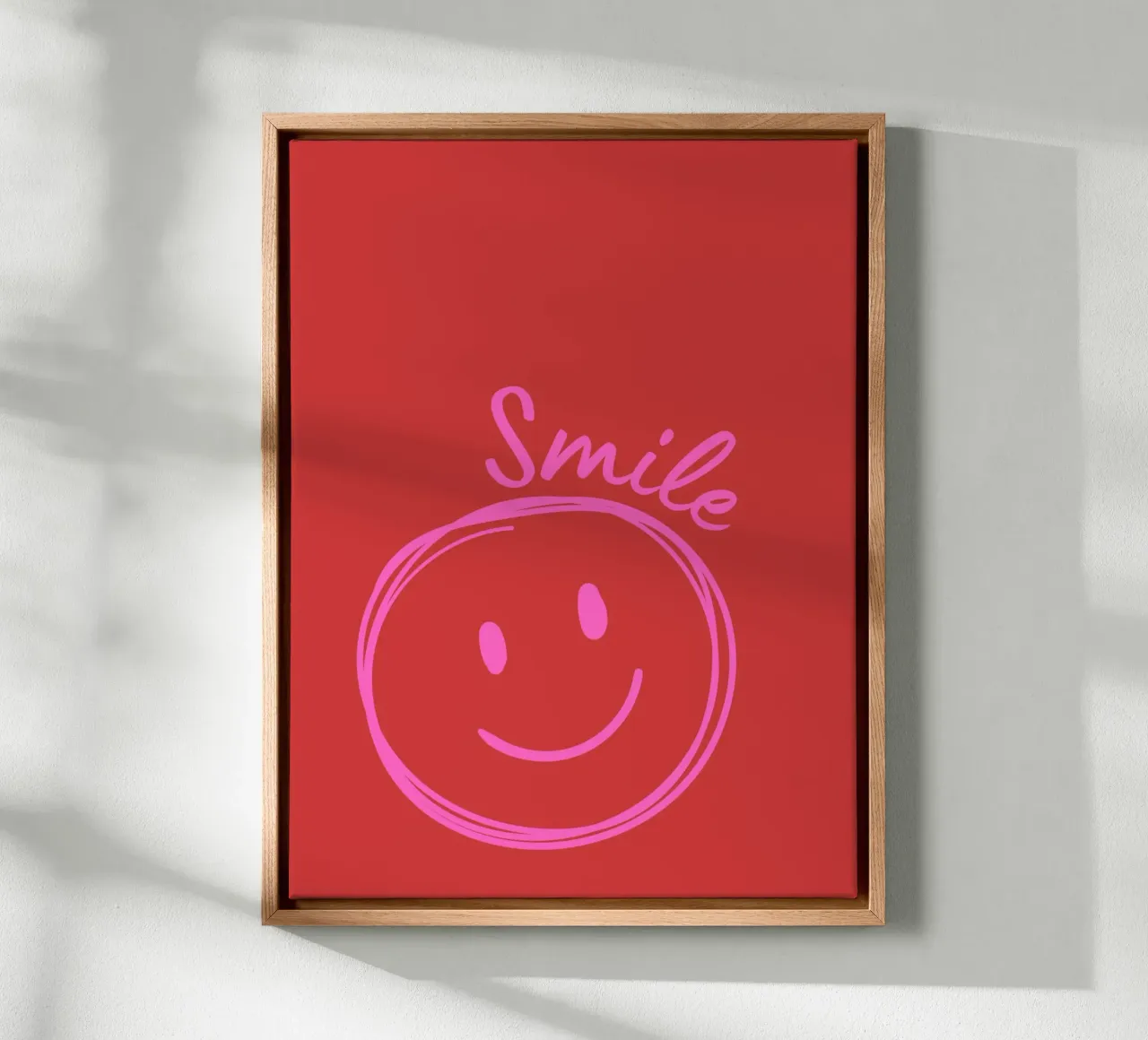 Smile tela con Cornice a cassetta da DigiWunderwerk