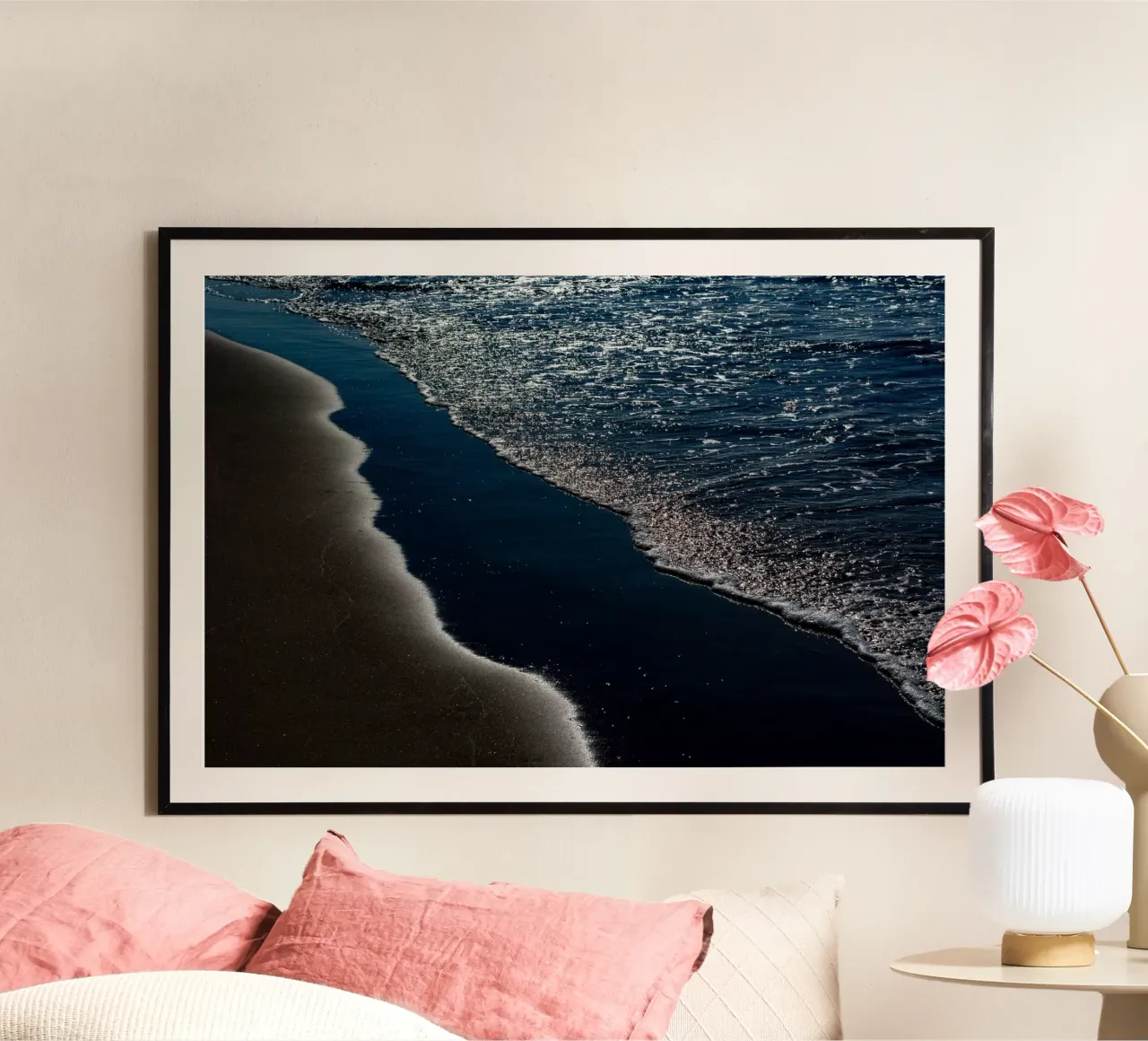 Mare #4 poster con telaio in alluminio da Tal Paz-Fridman