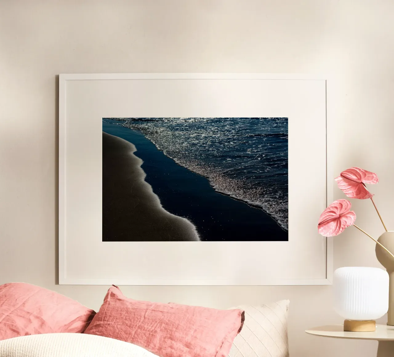 Mare #4 poster con telaio in alluminio da Tal Paz-Fridman