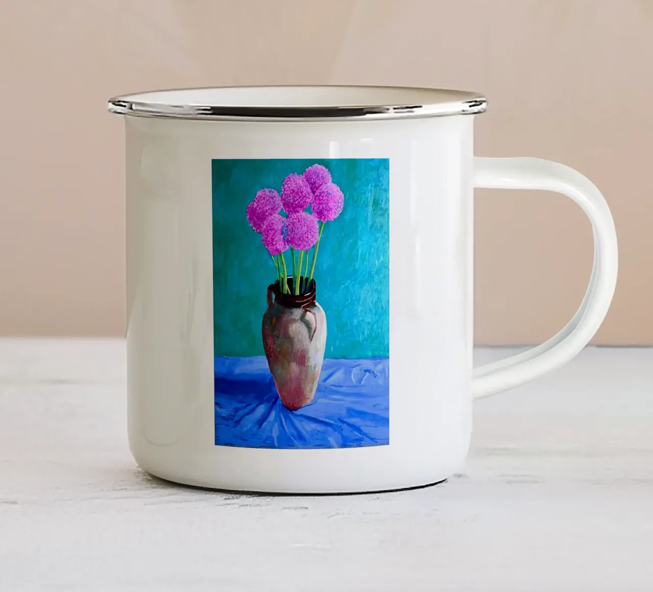 Bellissimo vaso da fiori tazza in smalto da KOOL STORE