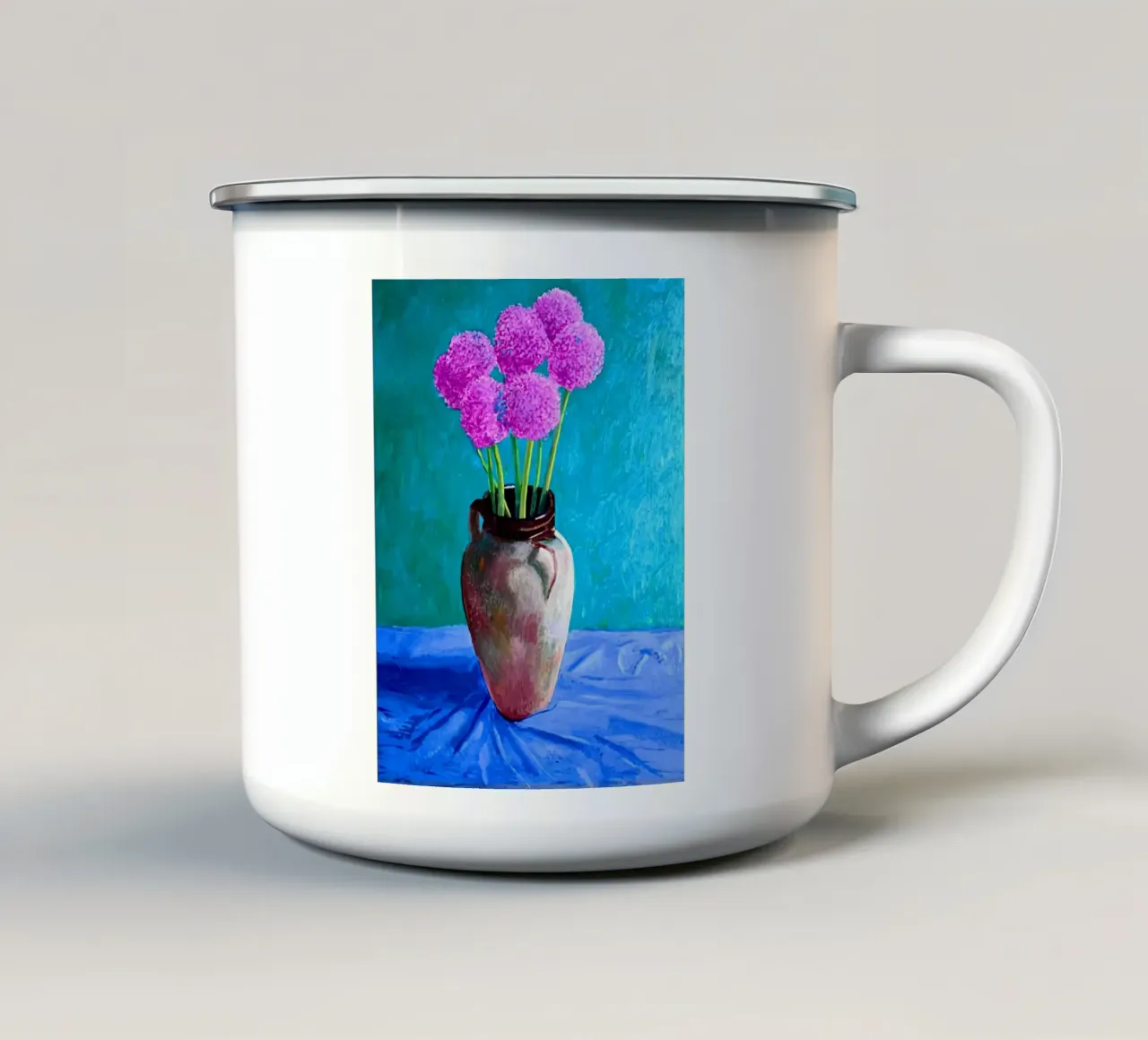 Bellissimo vaso da fiori tazza in smalto da KOOL STORE