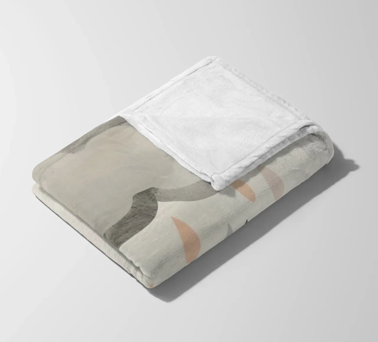 Nuvola con gocce di pioggia colorate coperta in pile da DesignDoodle