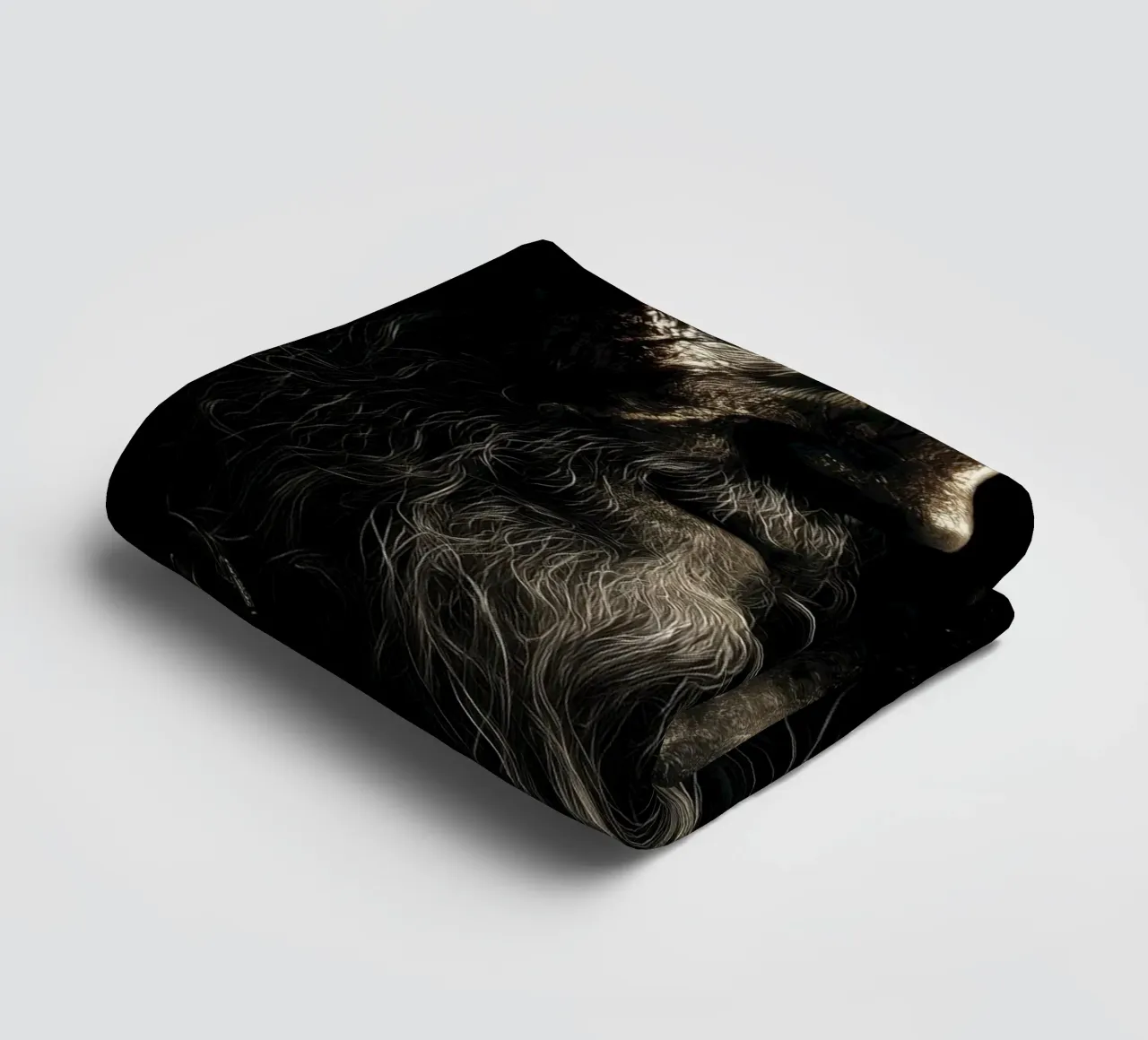 Studio sui pirati scuri con pappagallo asciugamano da bagno da pixelbull - medieval art and more