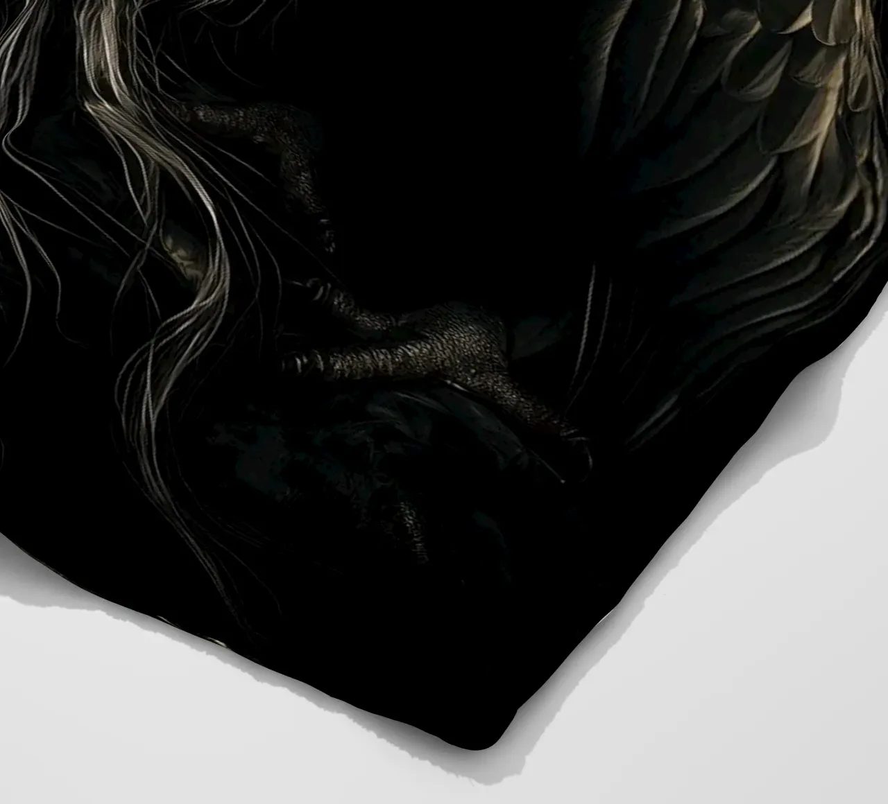 Studio sui pirati scuri con pappagallo coperta in pile da pixelbull - medieval art and more