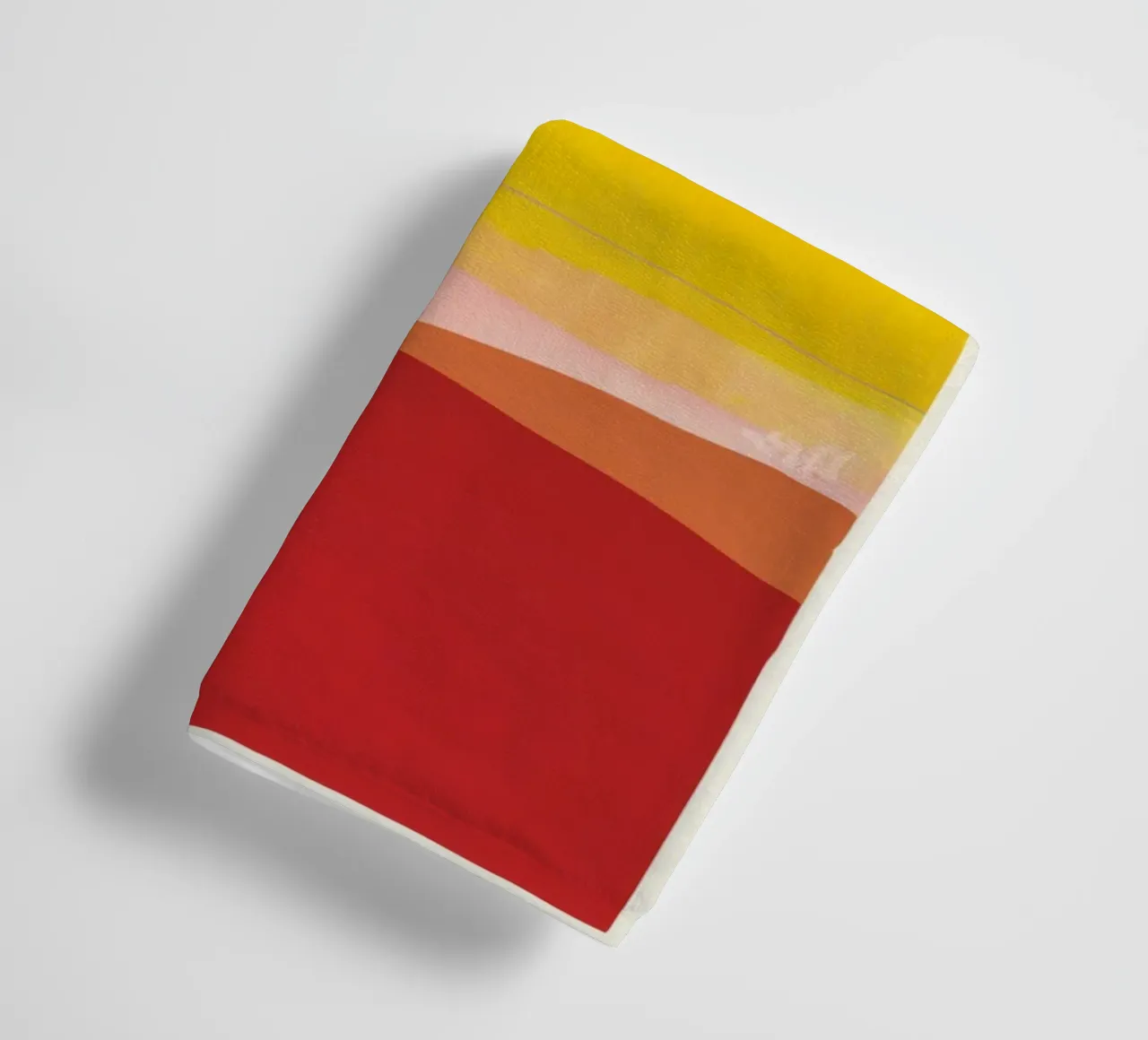 Abstract landscape with sun | Shared serenity towel by Autofocus