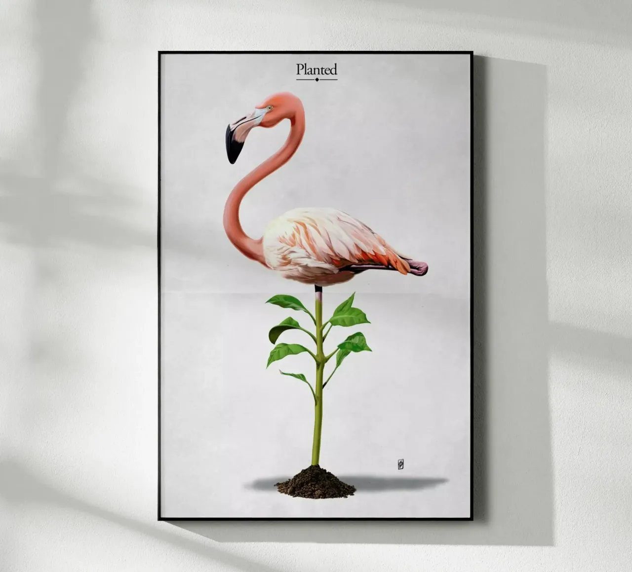 Planted (Titled) plexiglass da Rob Art | Illustration
