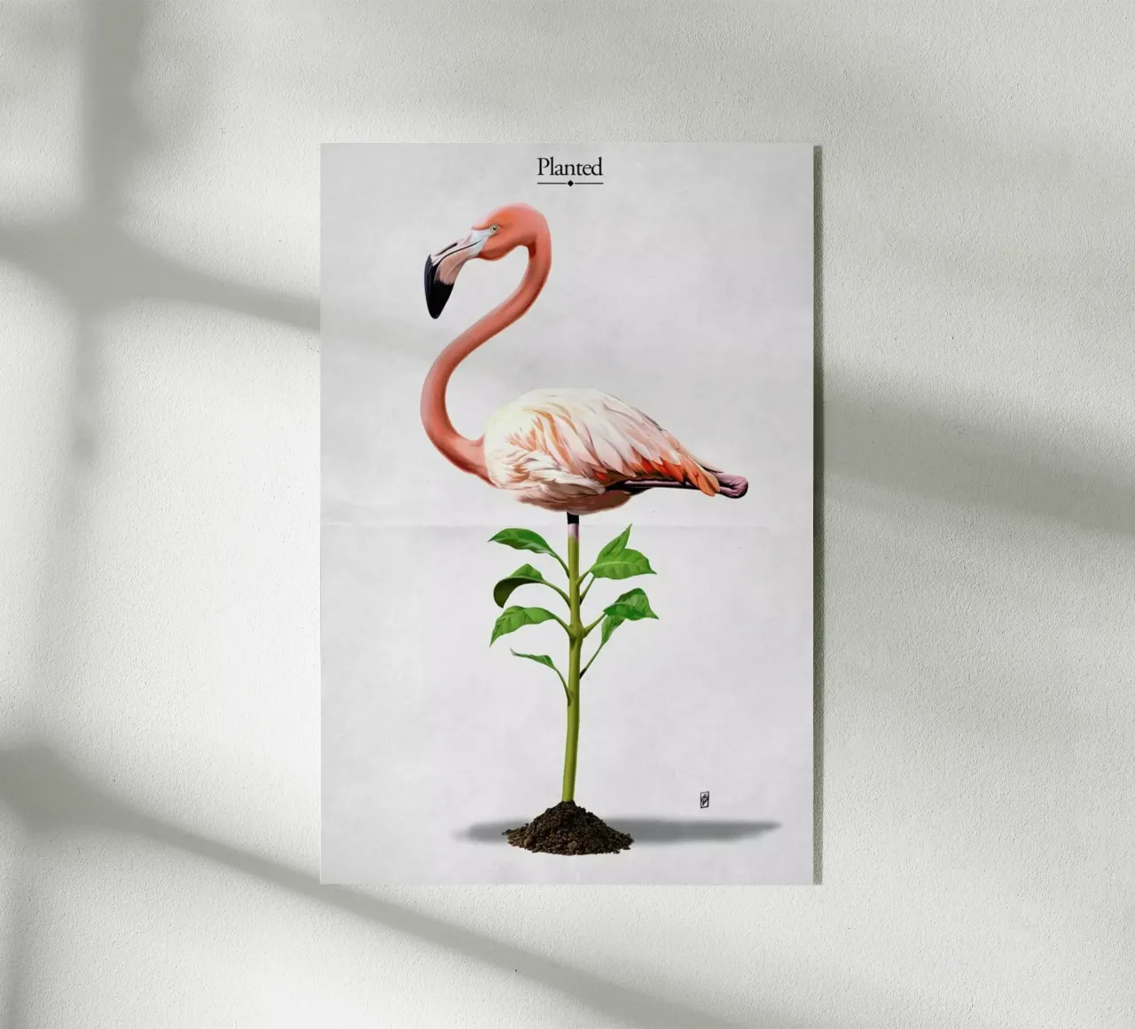 Planted (Titled) plexiglass da Rob Art | Illustration