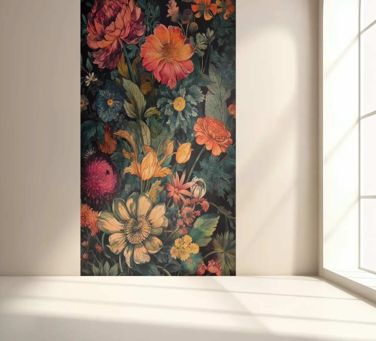Meadow of Wild Plants dark art photo wallpaper by Justyna Jaszke JBJart