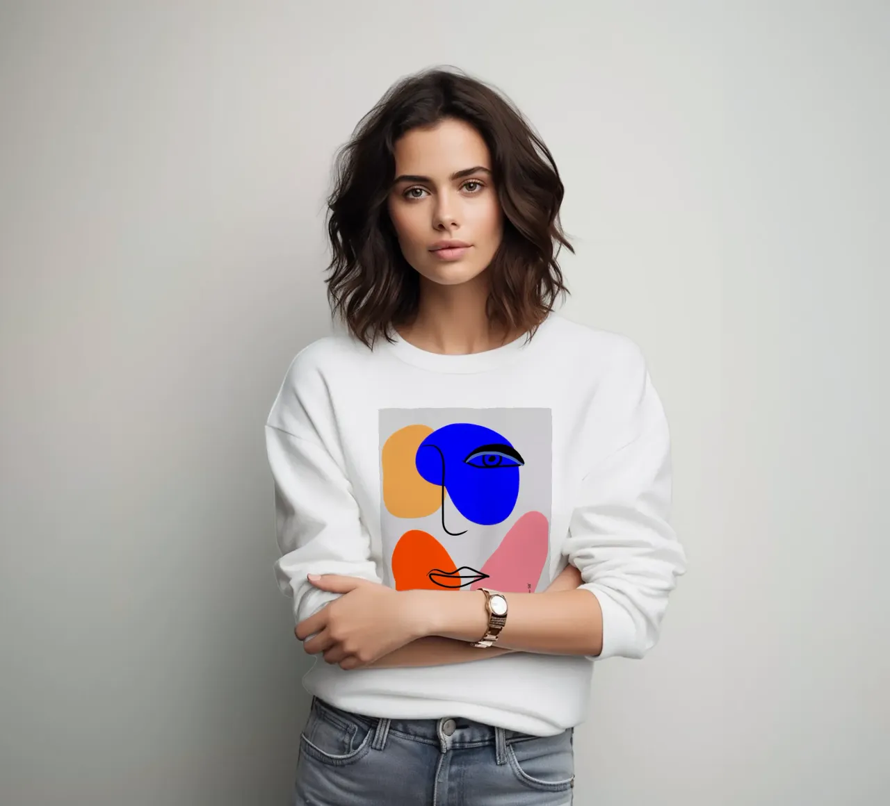 Line Art bertz felpa da Mike Leymi