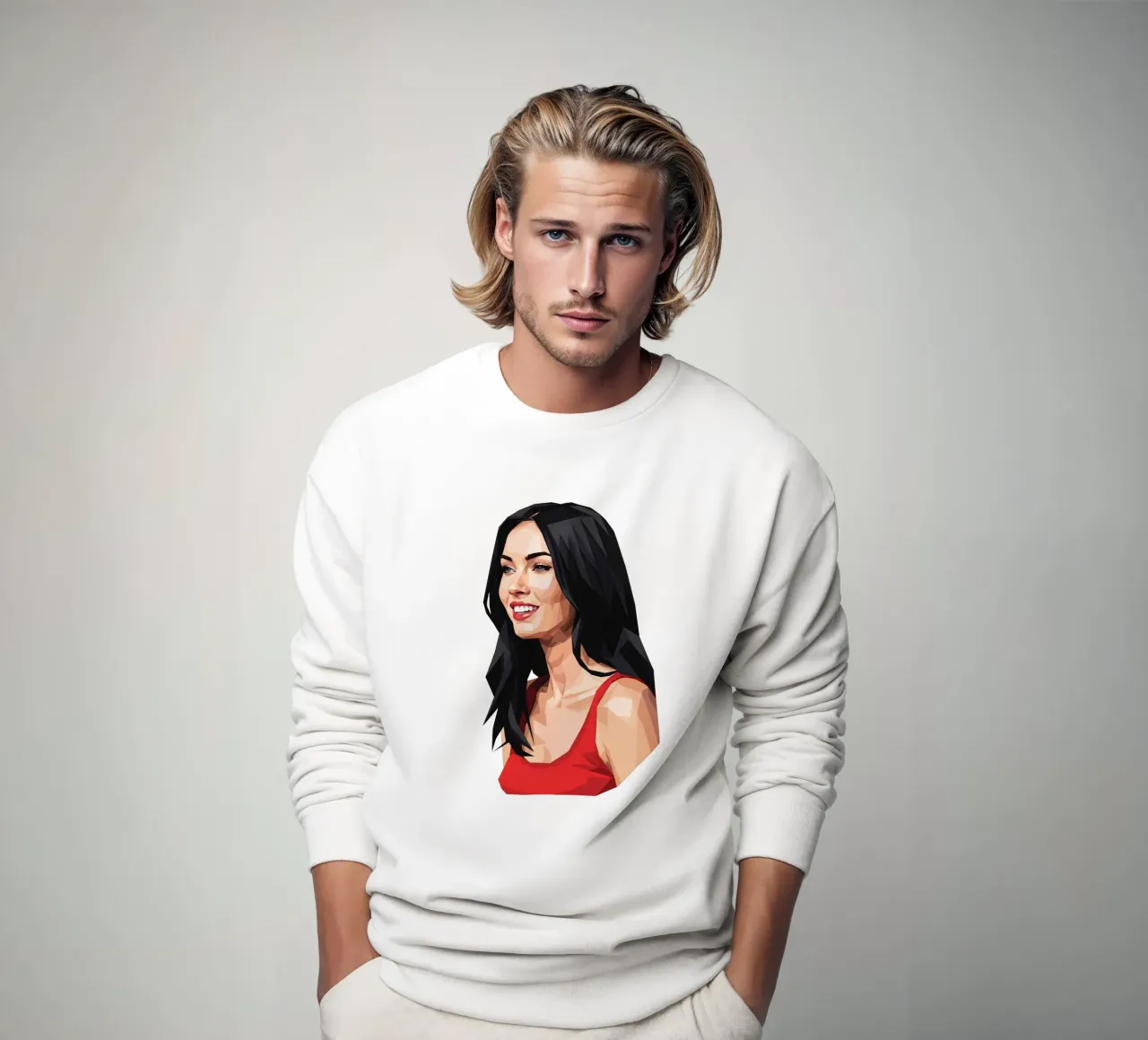 Megan Fox Low Poly felpa da Low Profile