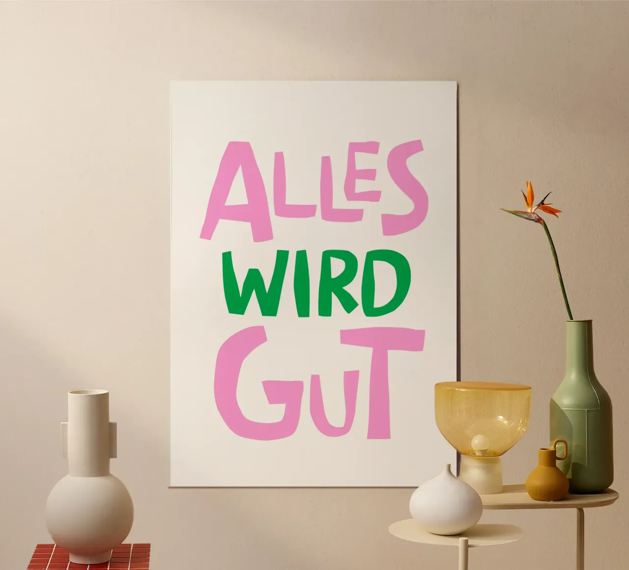 Alles wird gut poster van Lisa Jasmin Bauer