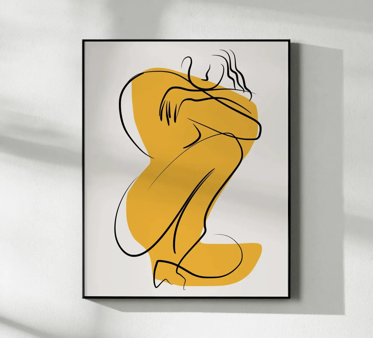 Giallo e nudo plexiglass da Little Dean