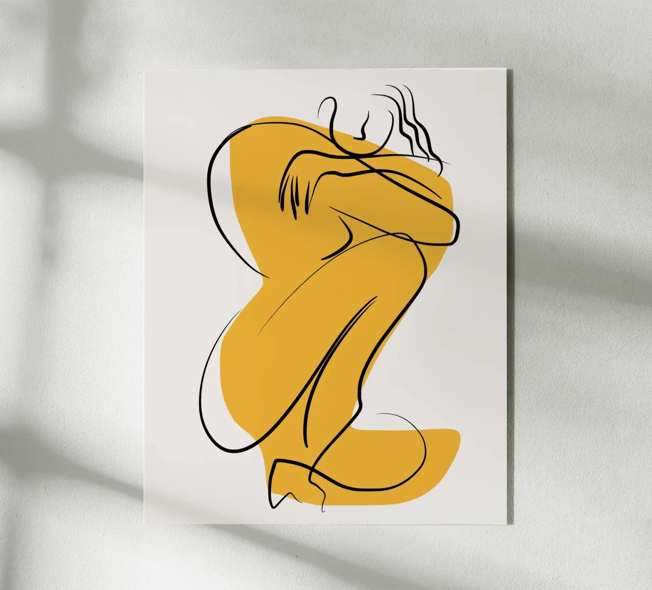 Giallo e nudo plexiglass da Little Dean