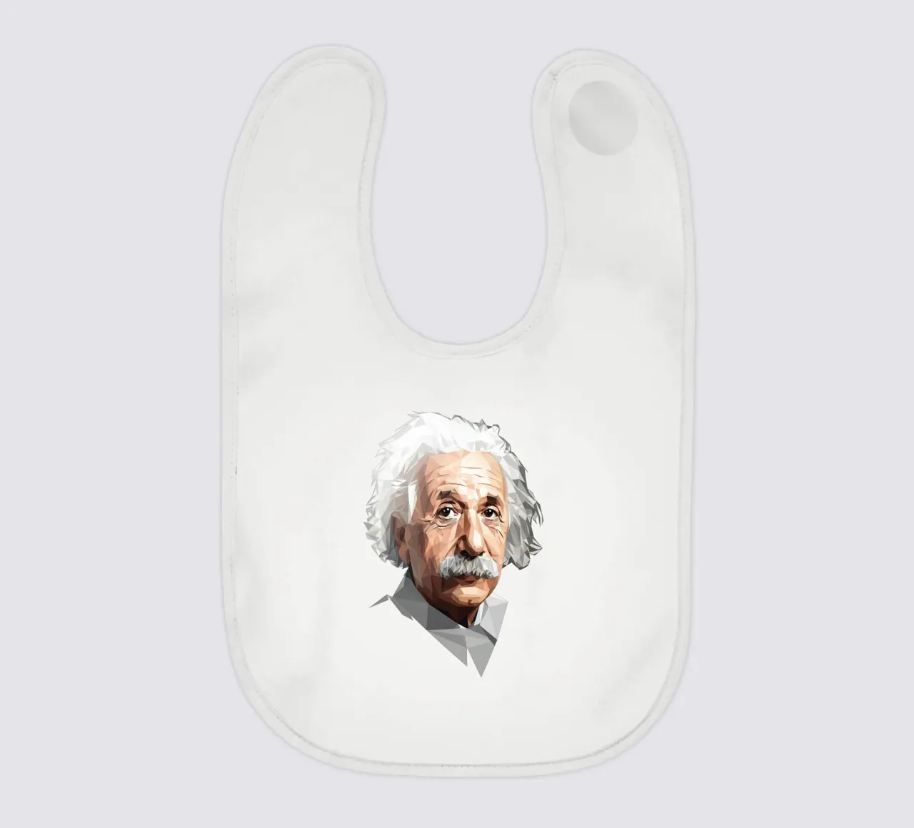 Albert Einstein Lowpoly bavaglino da Low Profile
