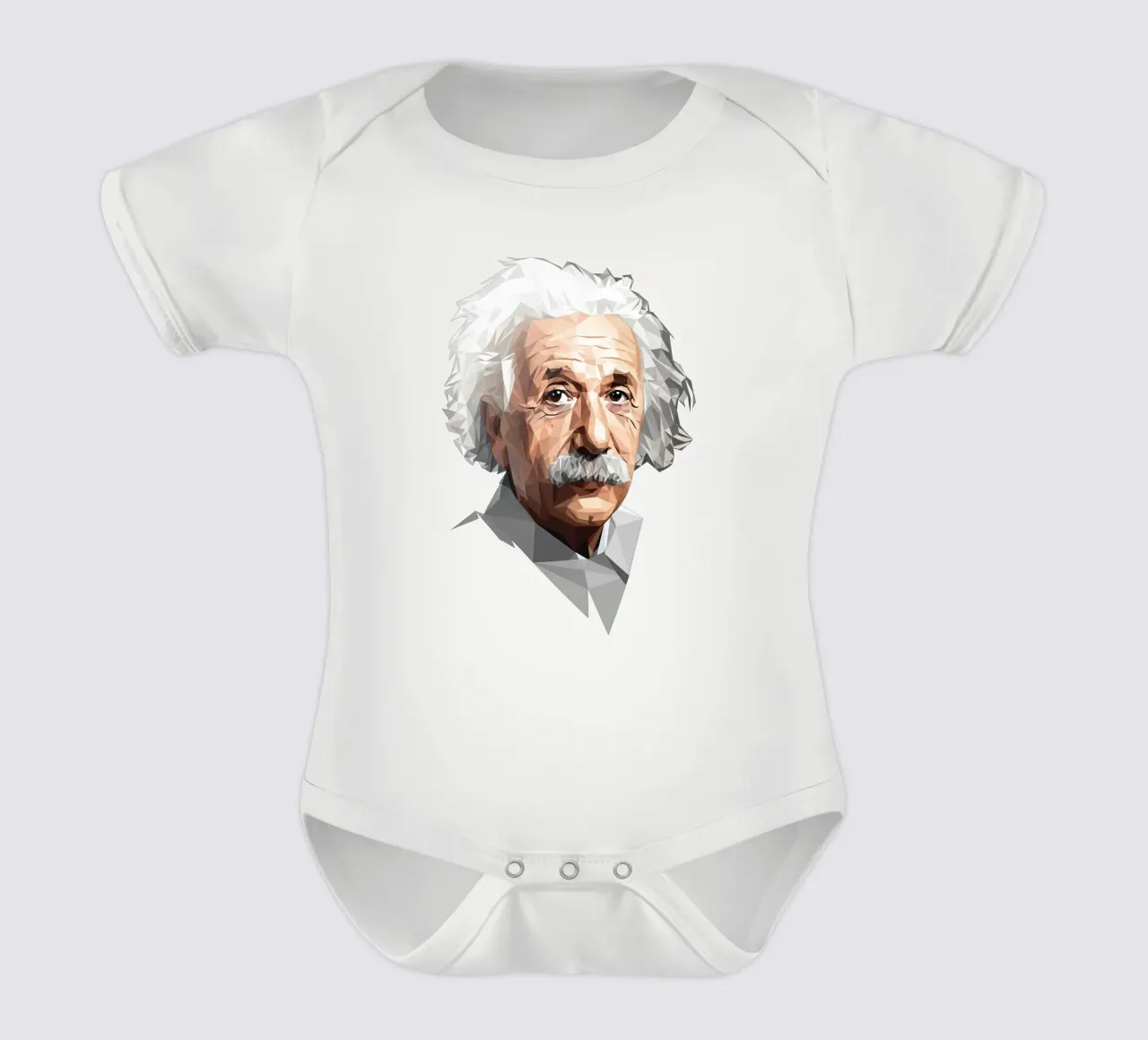 Albert Einstein Lowpoly body bébé de Low Profile
