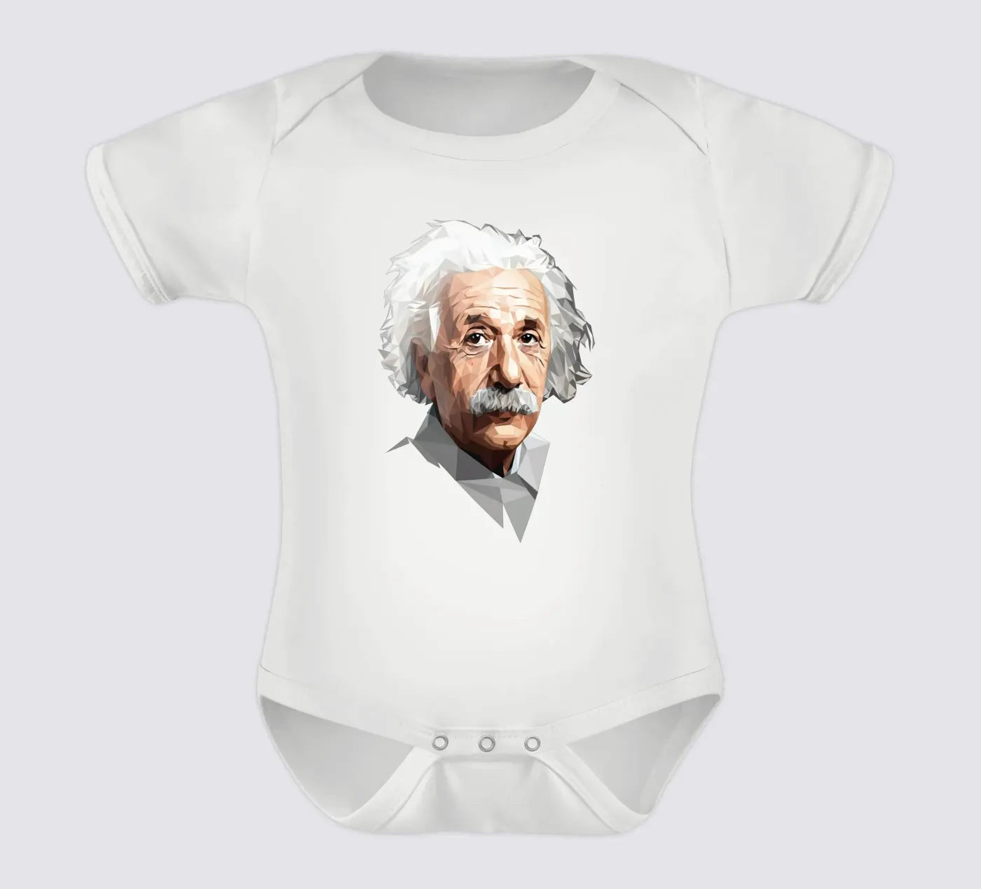 Albert Einstein Lowpoly body bébé de Low Profile