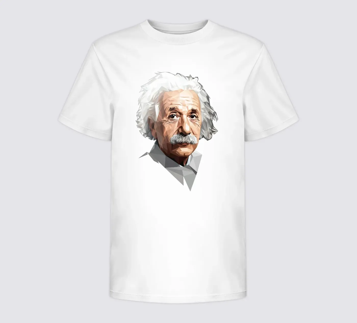Albert Einstein Lowpoly t-shirt bambini da Low Profile